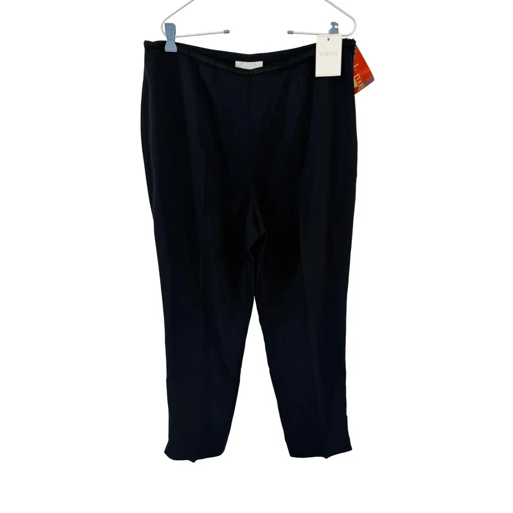 Votre Nom Collection Black Dress Pants Women's Sz 14‎ Straight Leg